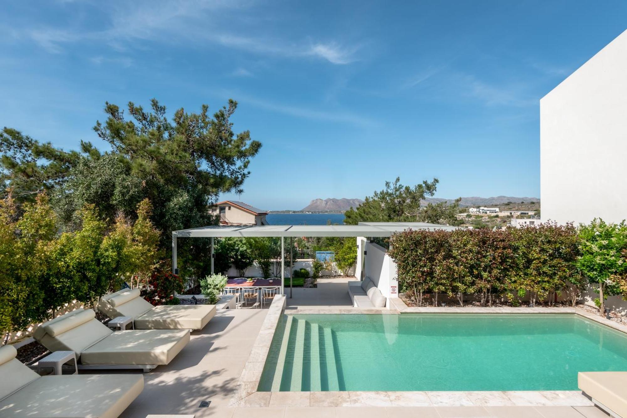 Villa Chania Living Stories With Piano